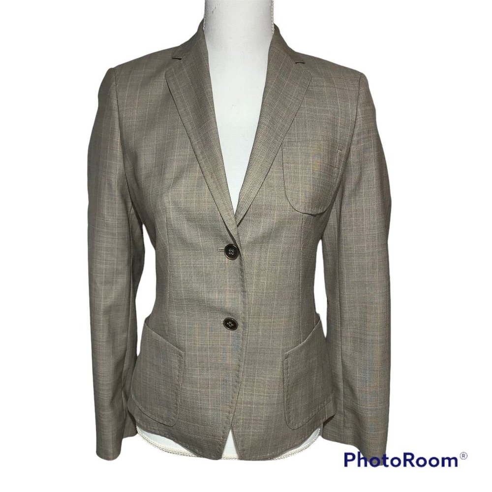 Boss Hugo Boss Women's 100% Virgin Wool Timeless Blazer Jacket Size 4 US Couture